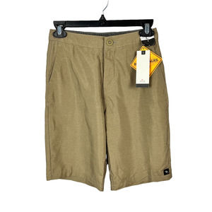 RipCurl Boardwalk Multi-functional Walk Swim Shorts Olive Green Size Large NWT